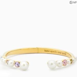 Kate Spade Pearl and Gem Cuff Bracelet